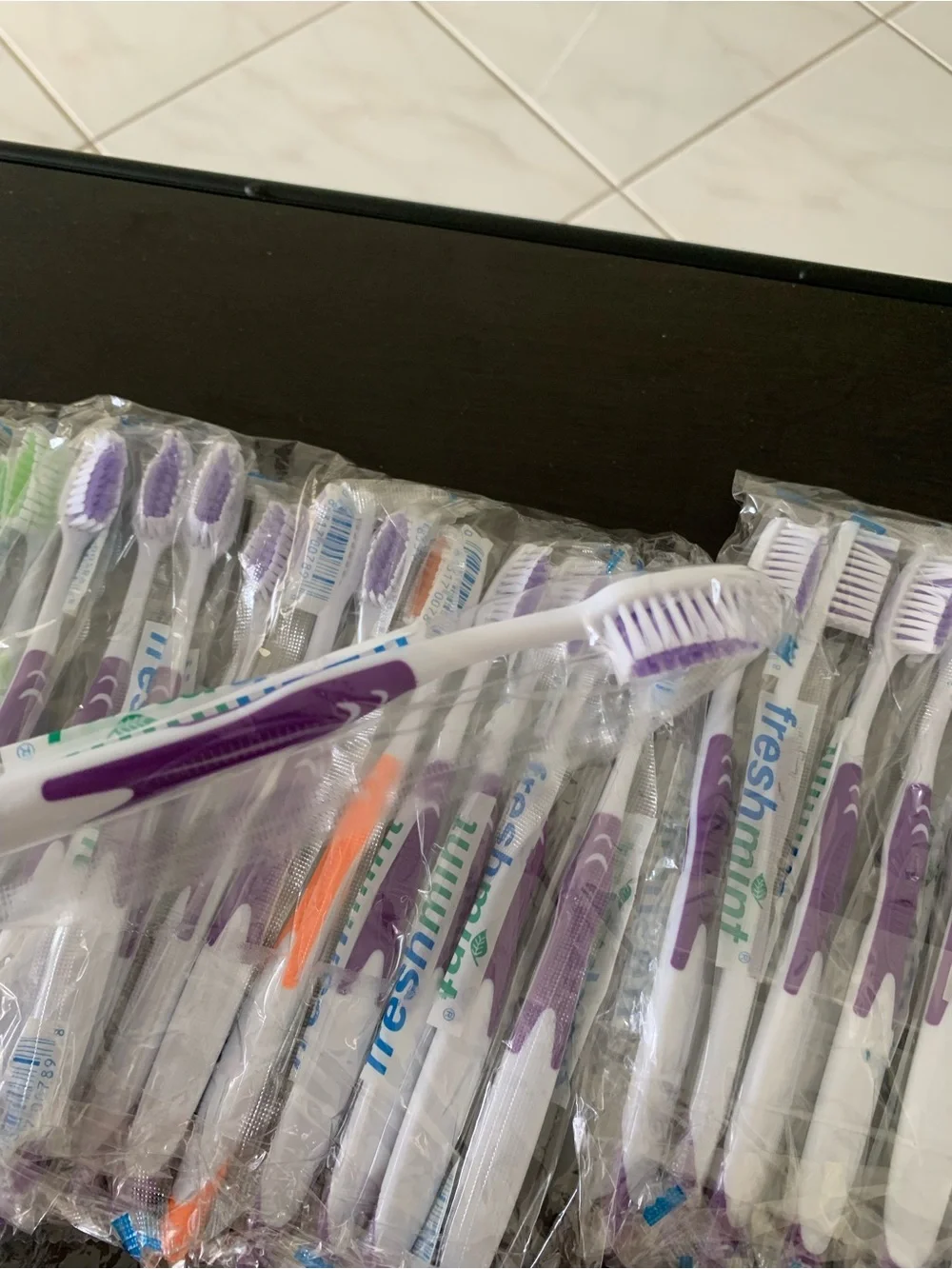 Pack of Assorted Color Soft-Bristle Toothbrushes - Multipack